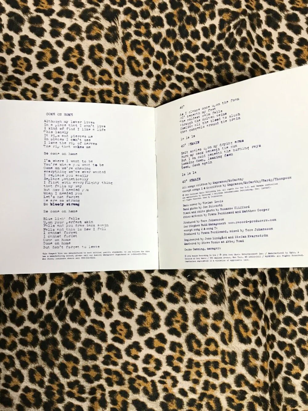 Franz Ferdinand CD